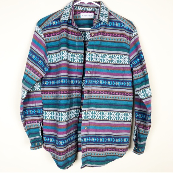 Cabin Creek Tops - Vintage Cabin Creek Button Down Long Sleeve Shirt
